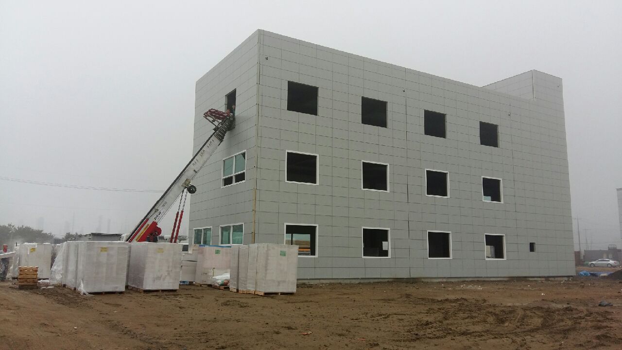 충남 서산 우강크레인 기숙사 신축현장